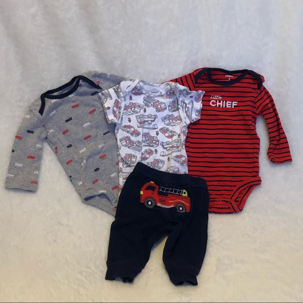 Carter’s Long and Short Sleeve Firefighter Set